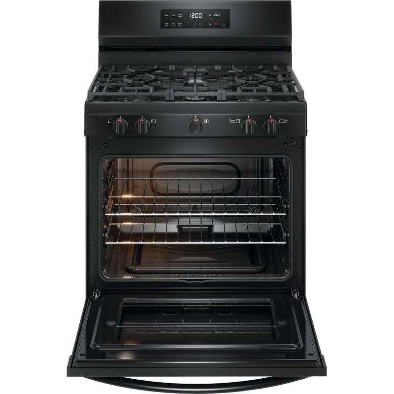 Frigidaire 30-inch Freestanding Gas Range with Even Baking Technology FCRG3062AB IMAGE 3