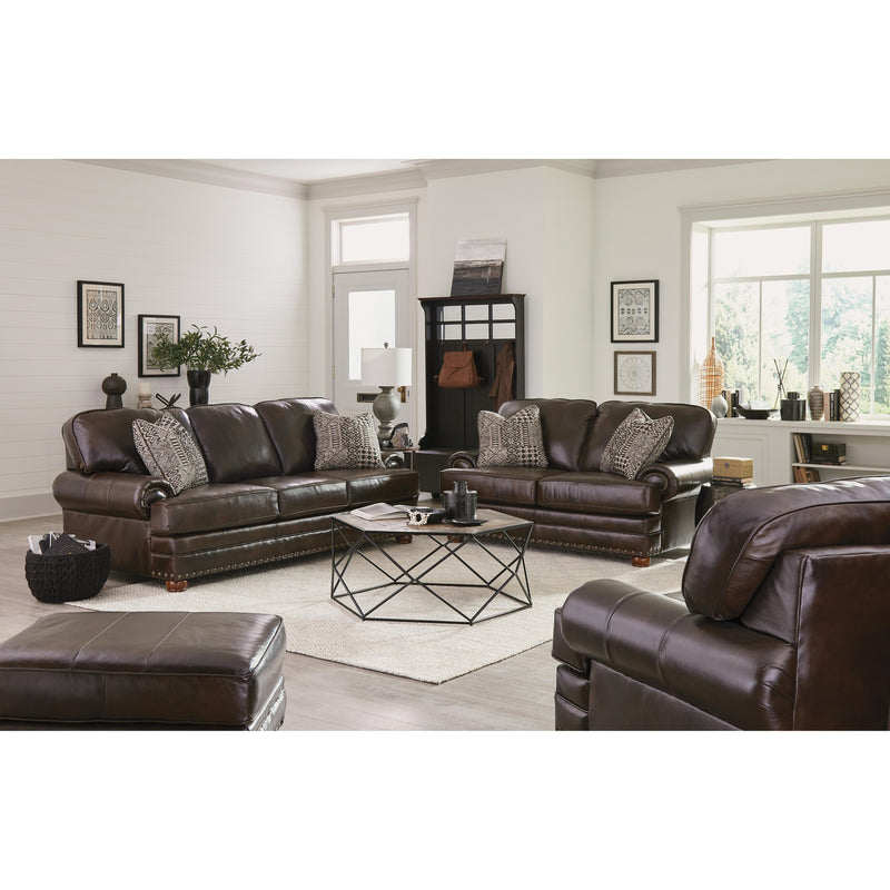 Jackson Furniture Roberto Stationary Leather Match Sofa 524103 1268-09/3068-09 IMAGE 3