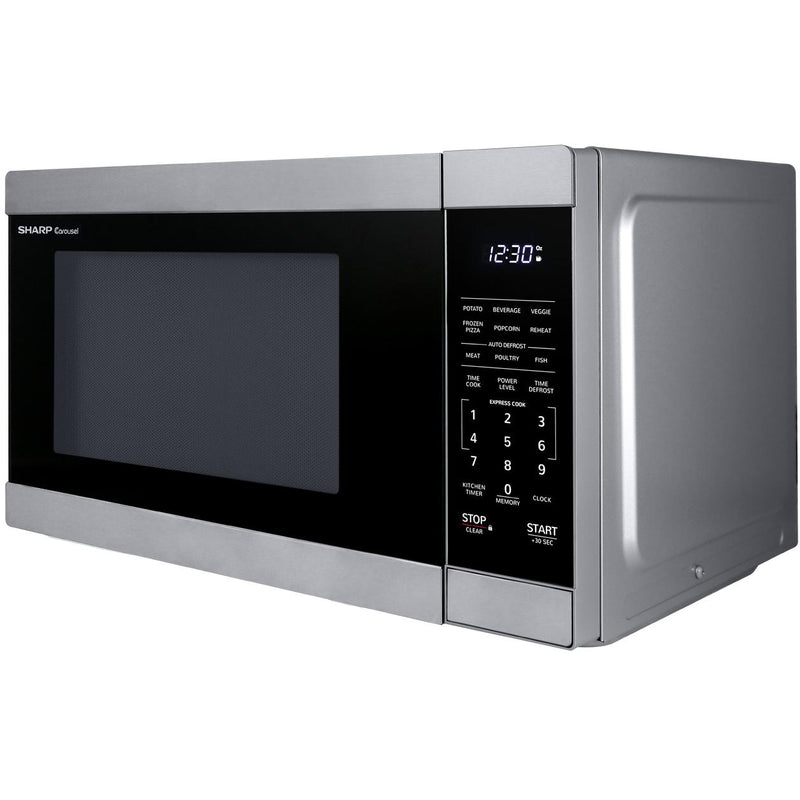 Sharp 20.6-inch, 1.1 cu. ft. Countertop Microwave Oven SMC1162HS IMAGE 3