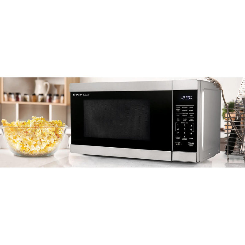 Sharp 20.6-inch, 1.1 cu. ft. Countertop Microwave Oven SMC1162HS IMAGE 6