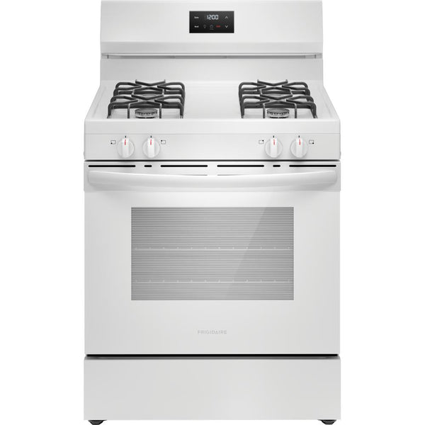 Frigidaire 30-inch Freestanding Gas Range FCRG3051BW IMAGE 1