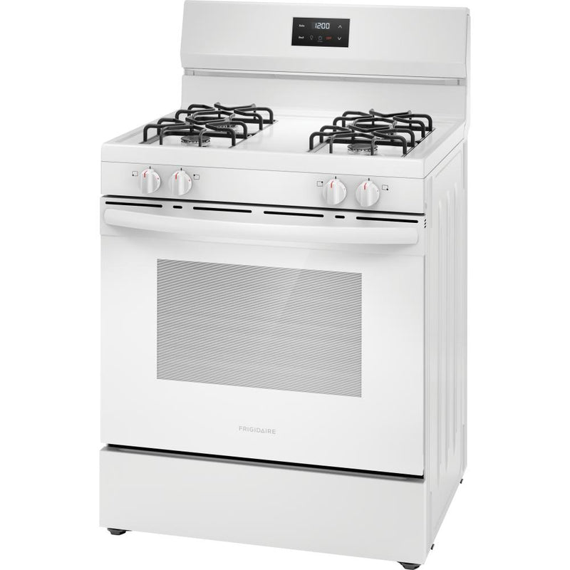 Frigidaire 30-inch Freestanding Gas Range FCRG3051BW IMAGE 7