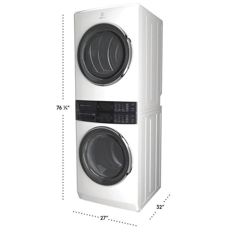 Electrolux Stacked Washer/Dryer Electric Laundry Center with LuxCare® Dry System ELTE7600AW IMAGE 4