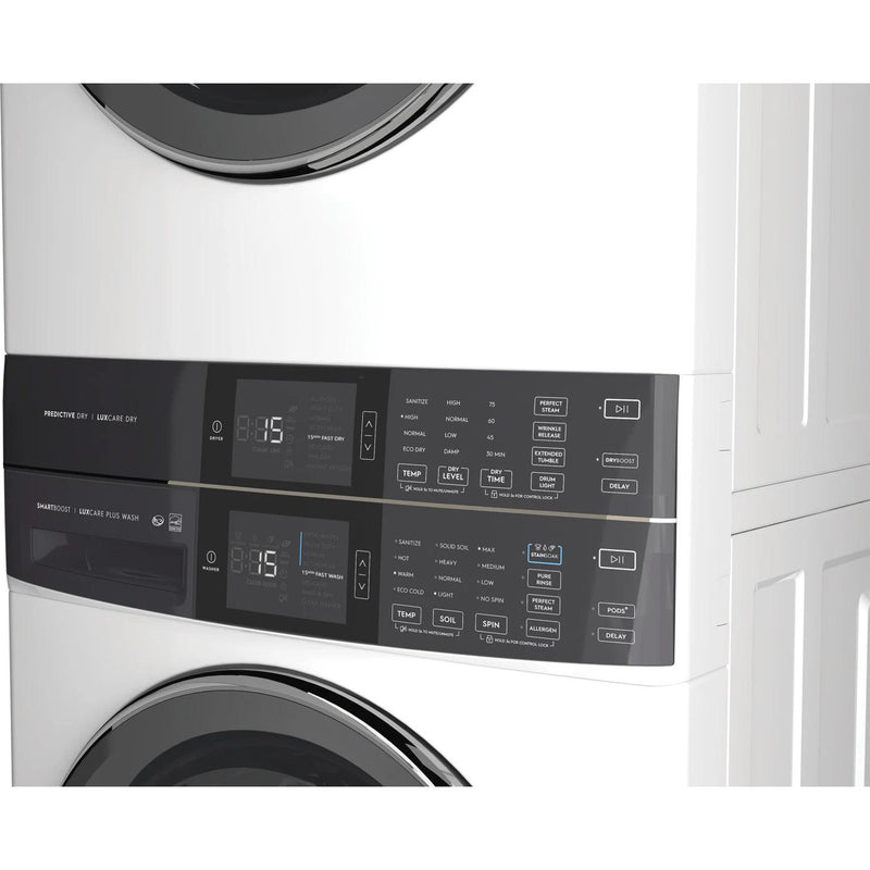 Electrolux Stacked Washer/Dryer Electric Laundry Center with LuxCare® Dry System ELTE7600AW IMAGE 7