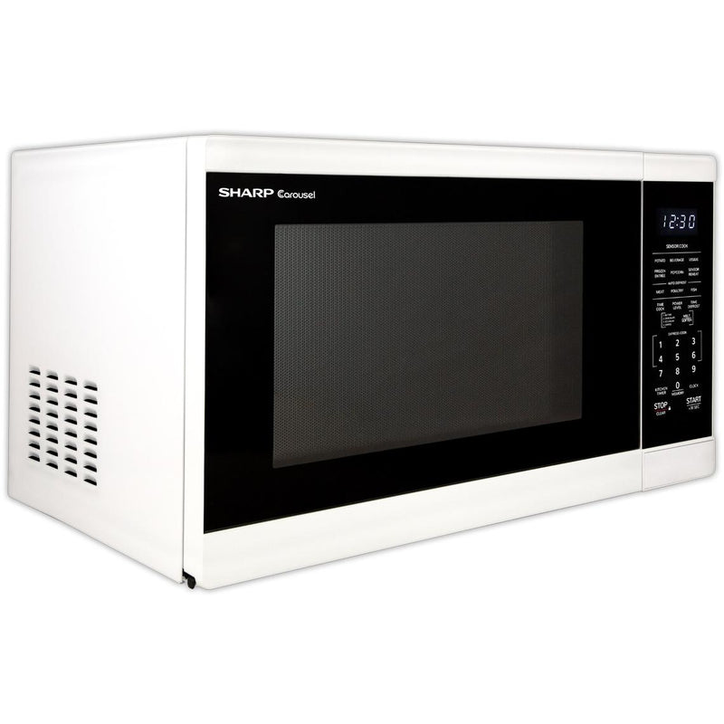 Sharp 20.4-inch, 1.4 cu. ft. Countertop Microwave Oven SMC1461HW IMAGE 4