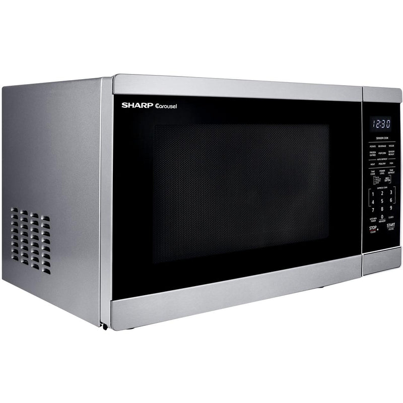 Sharp 20.4-inch, 1.4 cu. ft. Countertop Microwave Oven with Inverter Technology SMC1464HS IMAGE 4