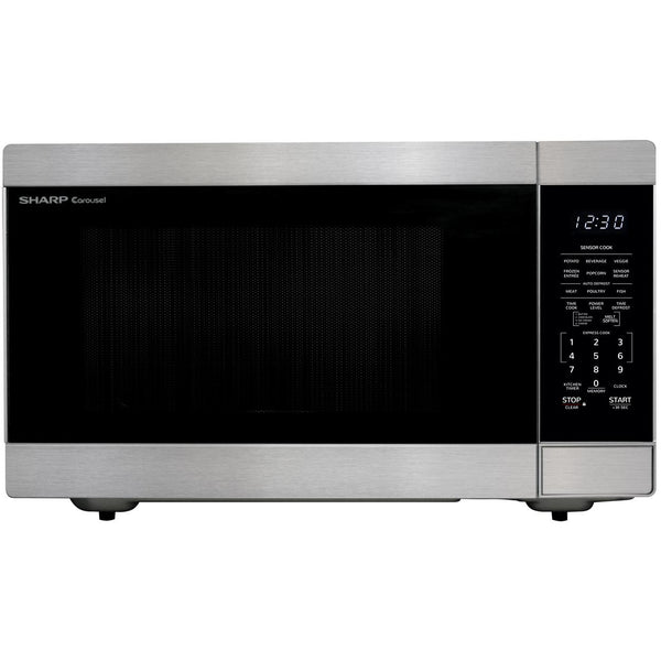 Sharp 24.4-inch, 2.2 cu. ft. Countertop Microwave Oven with Inverter Technology SMC2266HS IMAGE 1