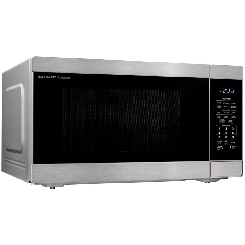 Sharp 24.4-inch, 2.2 cu. ft. Countertop Microwave Oven with Inverter Technology SMC2266HS IMAGE 2