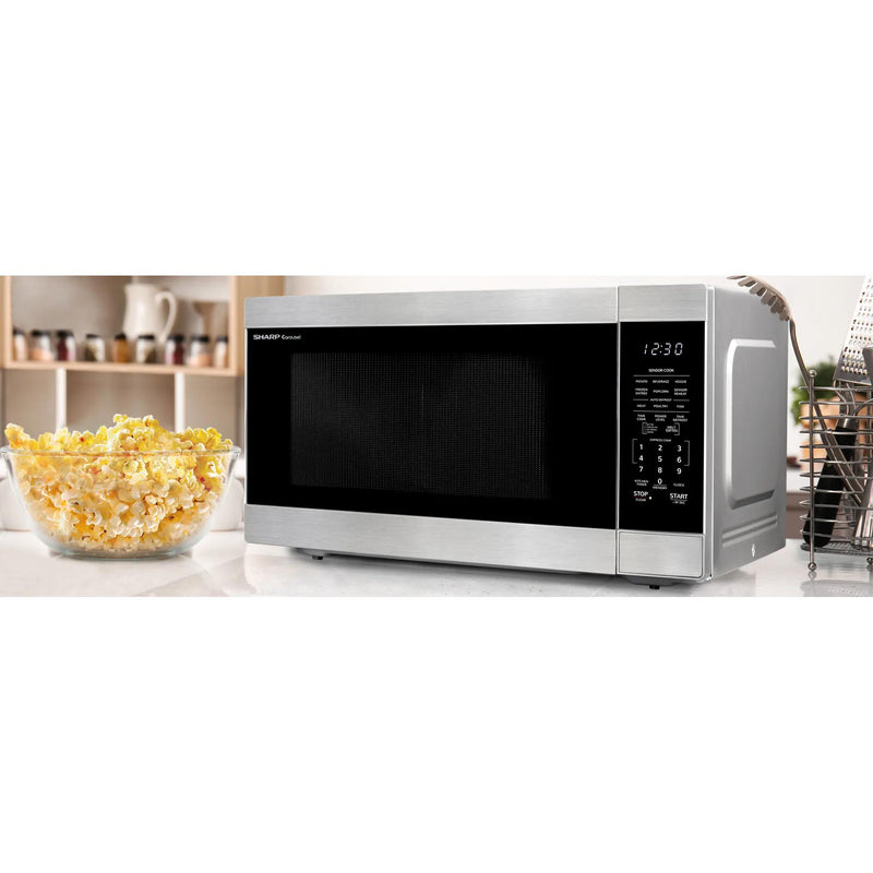 Sharp 24.4-inch, 2.2 cu. ft. Countertop Microwave Oven with Inverter Technology SMC2266HS IMAGE 5