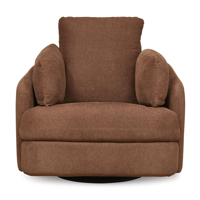 Signature Design by Ashley Pillar Peak Swivel Glider Fabric Recliner 9210261 IMAGE 3