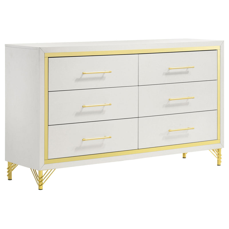 Coaster Furniture Lucia 6-Drawer Dresser 224733 IMAGE 1