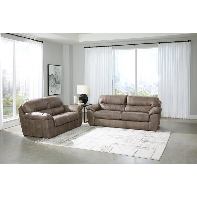 Jackson Furniture Bradshaw Stationary Leather Look Sofa 453003 1929-49 IMAGE 3