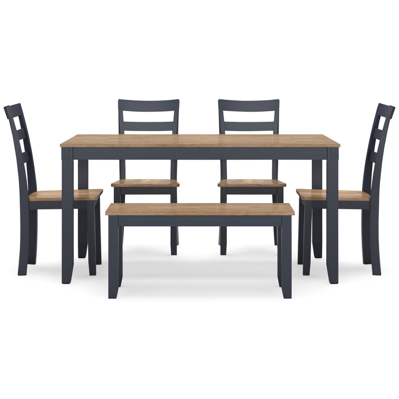 Signature Design by Ashley Gesthaven 6 pc Dinette D399-325 IMAGE 2