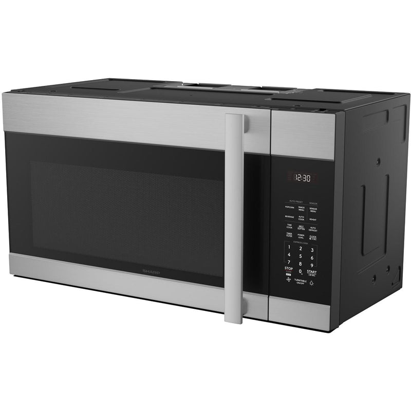 Sharp 30-inch, 1.7 cu. ft. Over-the-Range Microwave Oven with LED Lighting SMO1754JS IMAGE 3