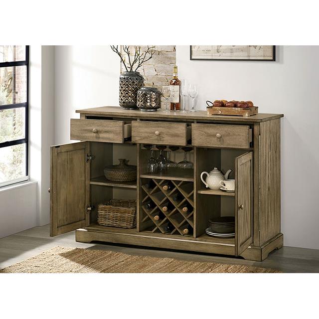 Furniture of America Templemore Server CM3514BR-SV IMAGE 3