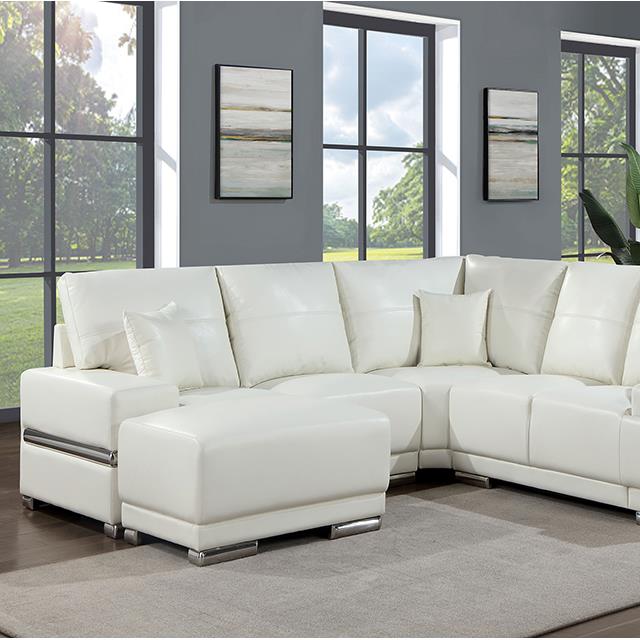 Furniture of America Althea Sectional CM6410WH-SECT IMAGE 1