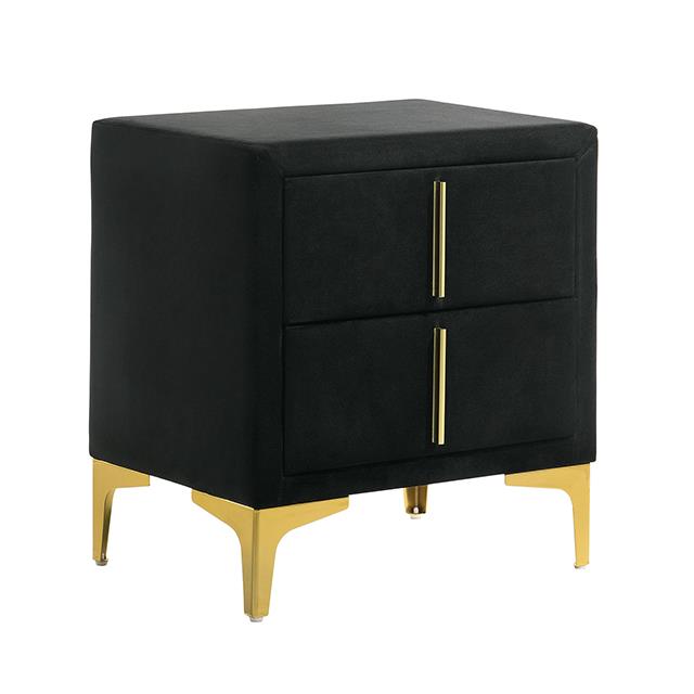 Furniture of America Florizel 2-Drawer Nightstand CM7411BK-N IMAGE 1