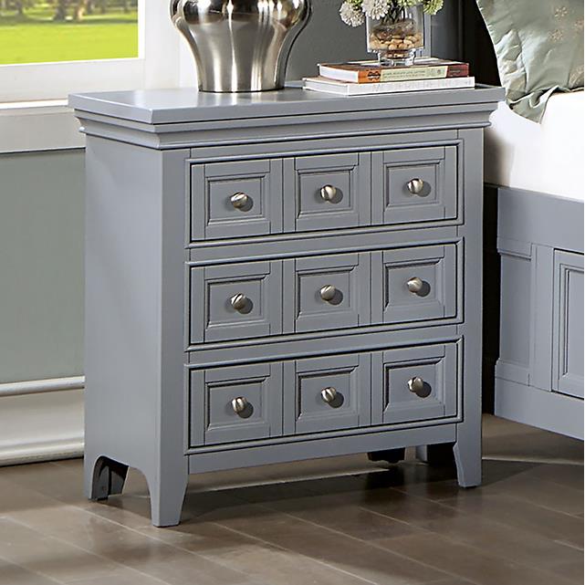 Furniture of America Castlile Nightstand CM7413GY-N IMAGE 1