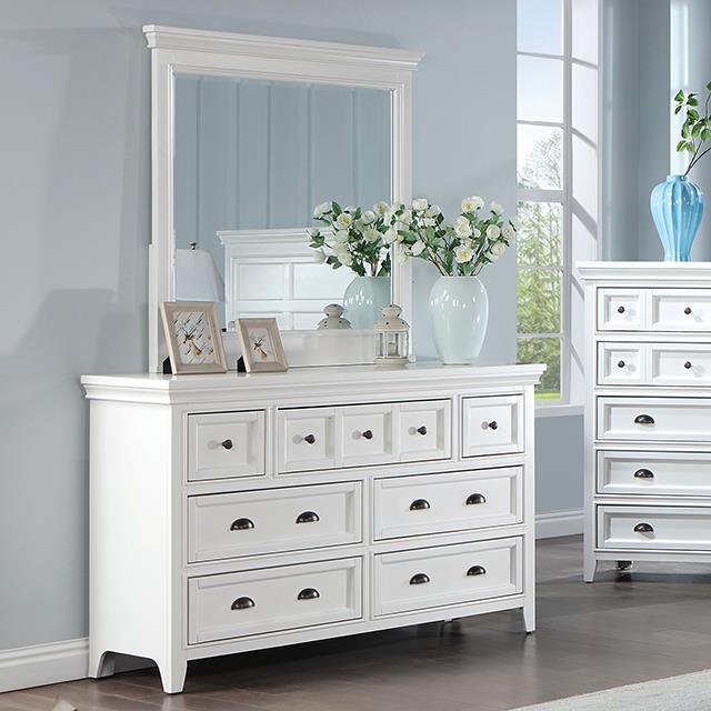 Furniture of America Castile Dresser CM7413WH-D IMAGE 1