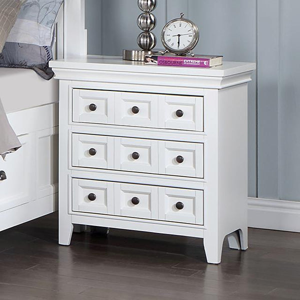 Furniture of America Castile Nightstand CM7413WH-N IMAGE 1