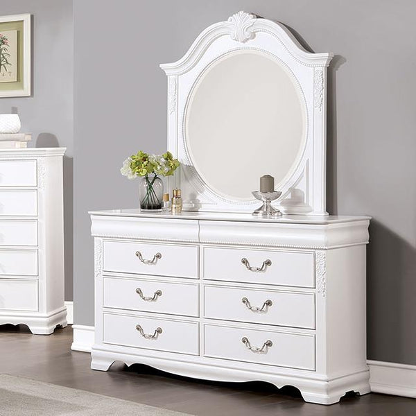 Furniture of America Alecia Dresser CM7458WH-D IMAGE 1