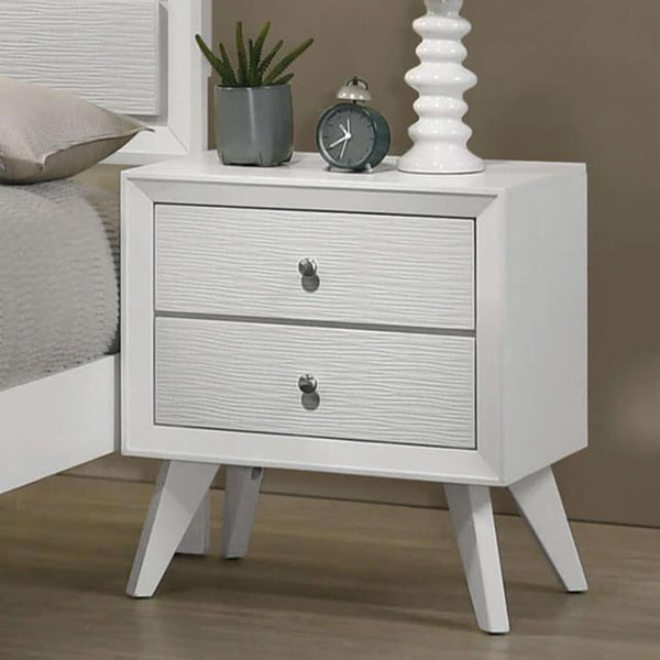 Furniture of America Dortmund Nightstand CM7465WH-N IMAGE 1