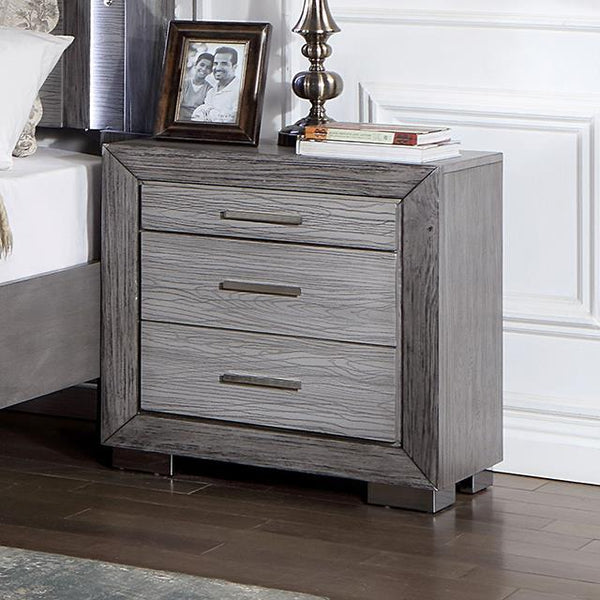 Furniture of America Raiden Nightstand CM7468GY-N IMAGE 1