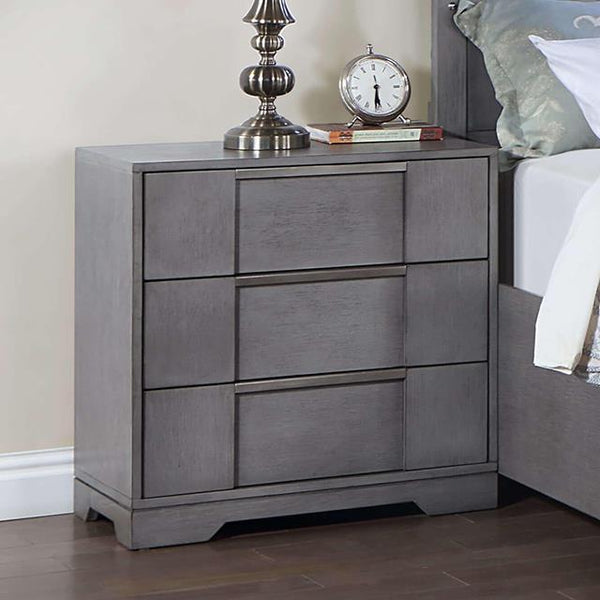 Furniture of America Regulus Nightstand CM7475GY-N IMAGE 1