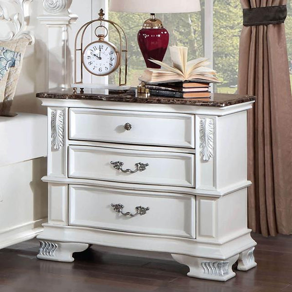 Furniture of America Esparanza Nightstand CM7478WH-N IMAGE 1