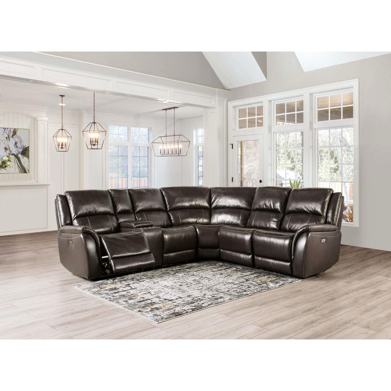 Furniture of America Gorgius Power Reclining Sectional CM9910ES-SECT-PM IMAGE 2