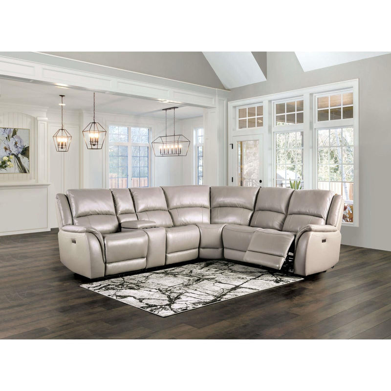 Furniture of America Gorgius Power Reclining Sectional CM9910ST-SECT-PM IMAGE 2