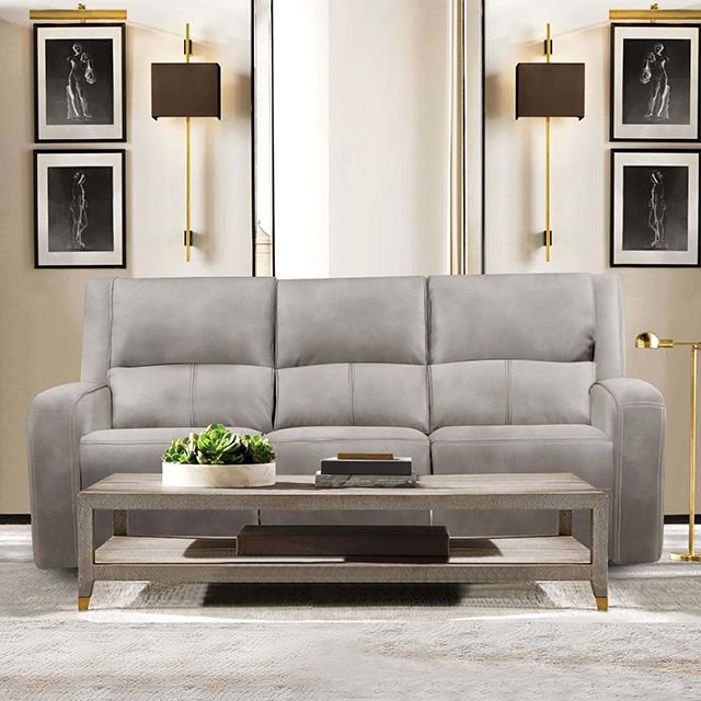 Furniture of America Vasilios Power Reclining Sofa CM9914ST-SF-PM IMAGE 1