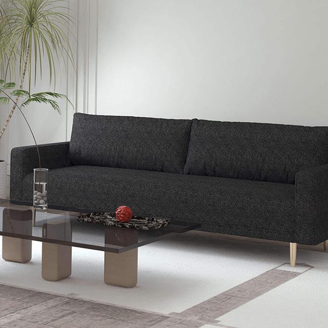 Furniture of America Elverum Sofa FM61000BK-SF IMAGE 1