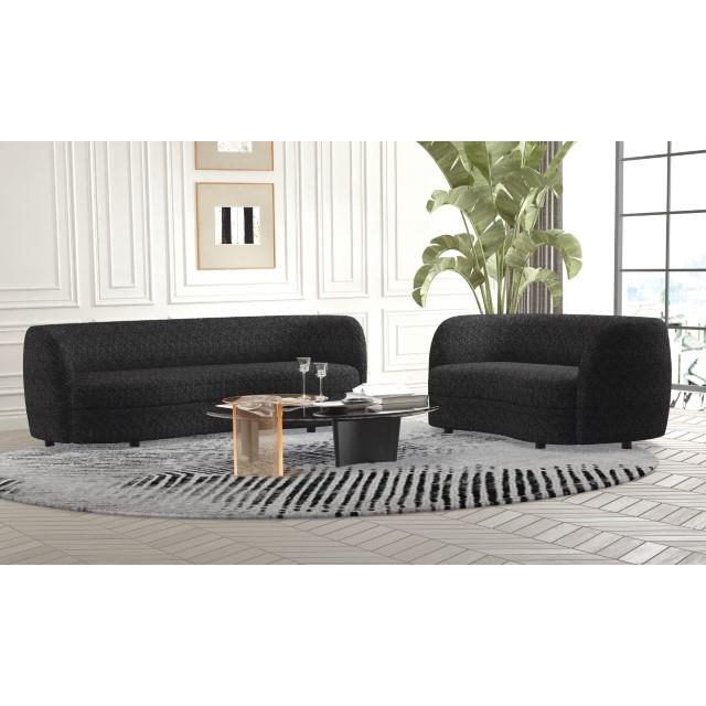 Furniture of America Versoix Loveseat FM61003BK-LV IMAGE 2