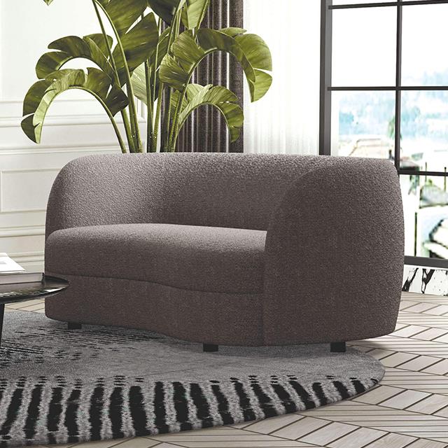 Furniture of America Versoix Loveseat FM61003GY-LV IMAGE 1