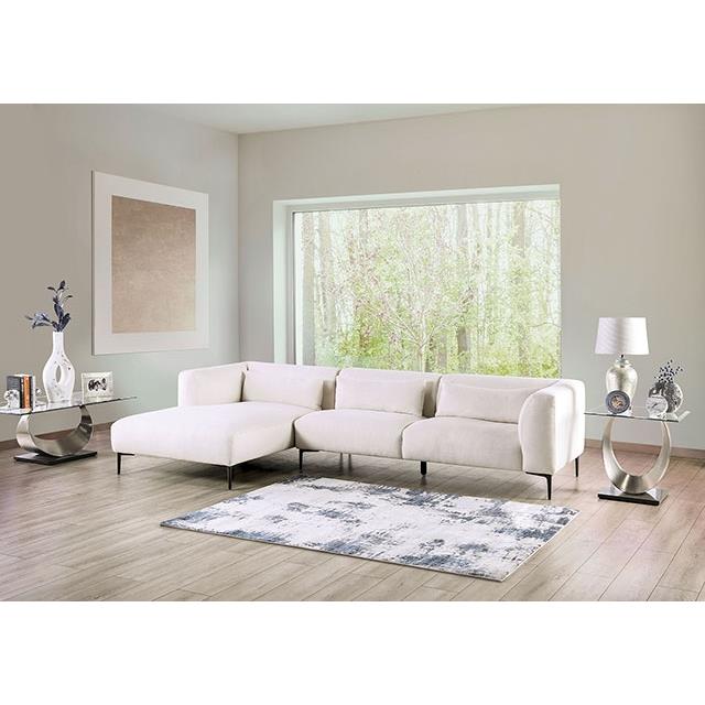 Furniture of America Paderborn Sectional FM63002WH-SECT-L IMAGE 2