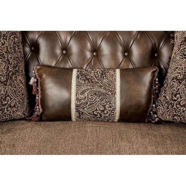 Furniture of America Ensenada Fabric Sofa FM65003BR-SF IMAGE 8