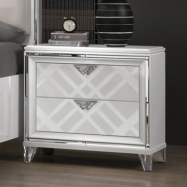 Furniture of America Emmeline Nightstand FOA7147WH-N IMAGE 1