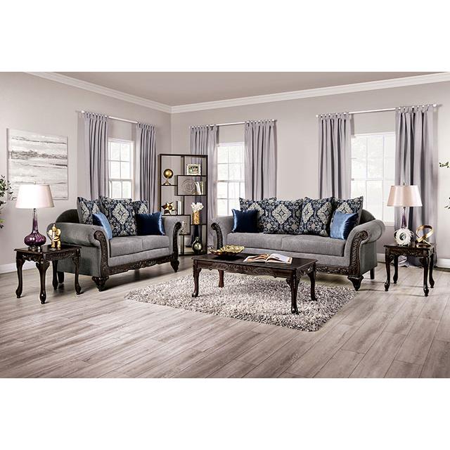 Furniture of America Gustavo Loveseat SM7306-LV IMAGE 2