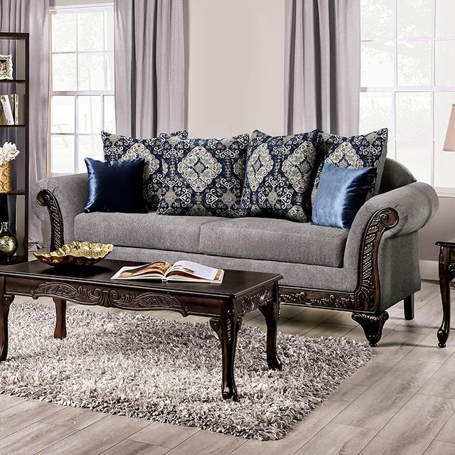 Furniture of America Gustavo Sofa SM7306-SF IMAGE 1