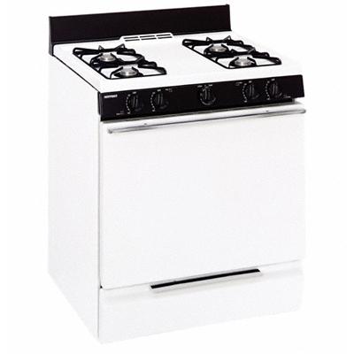 Hotpoint 30-inch Freestanding Gas Range RGB508PEHWH IMAGE 1