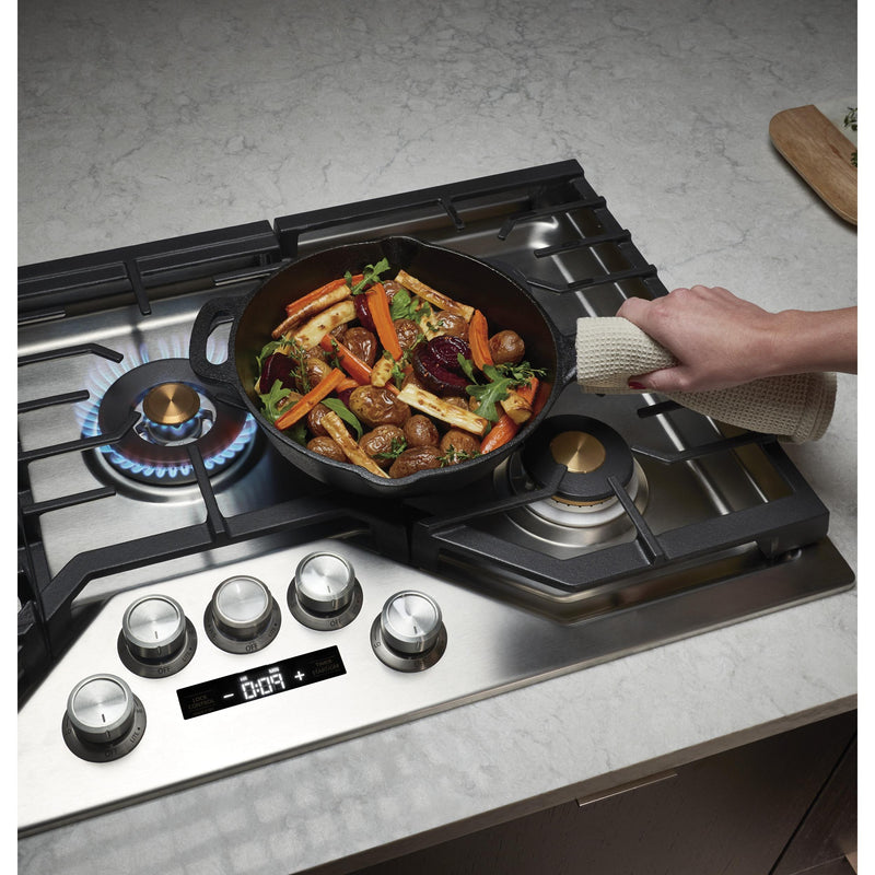 Monogram 36-inch Built-In Gas Cooktop ZGU36ESLSSSP IMAGE 10