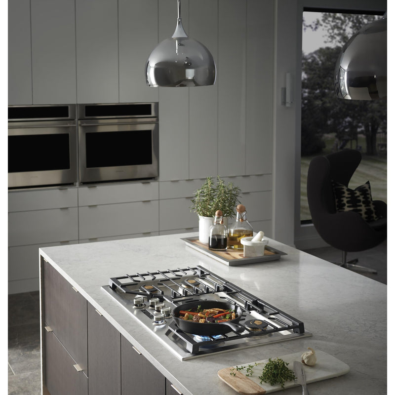 Monogram 36-inch Built-In Gas Cooktop ZGU36ESLSSSP IMAGE 15