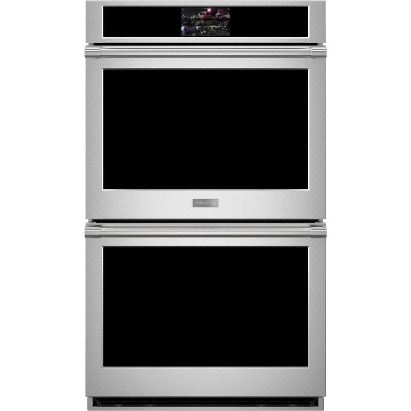 Monogram 30-inch, 10 cu.ft. Built-in Double Wall Oven with True European Convection ZTD90DPSNSSSP IMAGE 2