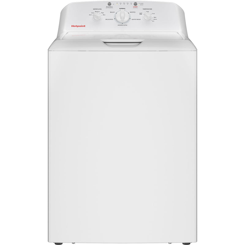 Hotpoint 4.0 cu. ft. Top Loading Washer with Stainless Steel Basket HTW265ASWWW IMAGE 1