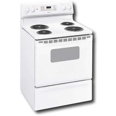 Hotpoint 30-inch Freestanding Electric Range RB758DPWW IMAGE 1