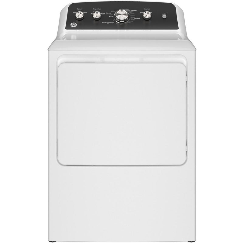 GE 7.2 cu. ft. Electric Dryer ETD48EASWWB IMAGE 1