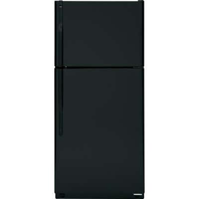 Hotpoint 28-inch, 16.6 cu. ft. Top Freezer Refrigerator HTH17CBTBB IMAGE 1