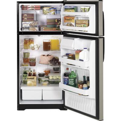 Hotpoint 28-inch, 16.6 cu. ft. Top Freezer Refrigerator HTM17CBTSA IMAGE 1