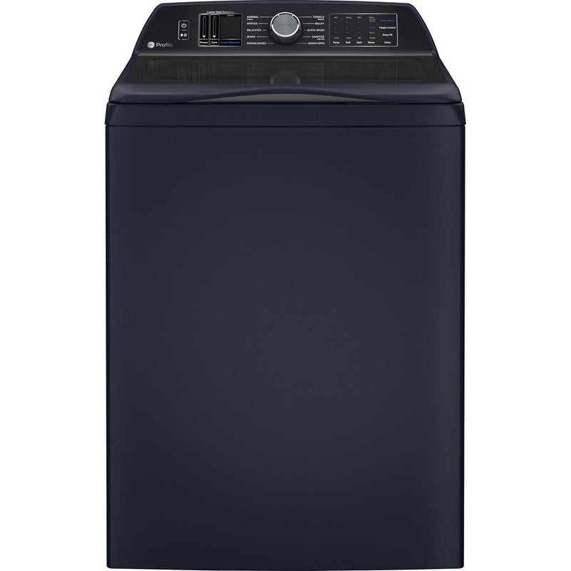 GE Profile 5.4 cu. ft. Capacity Washer with Smarter Wash Technology and Adaptive SmartDispense PTW800BPWRS IMAGE 1